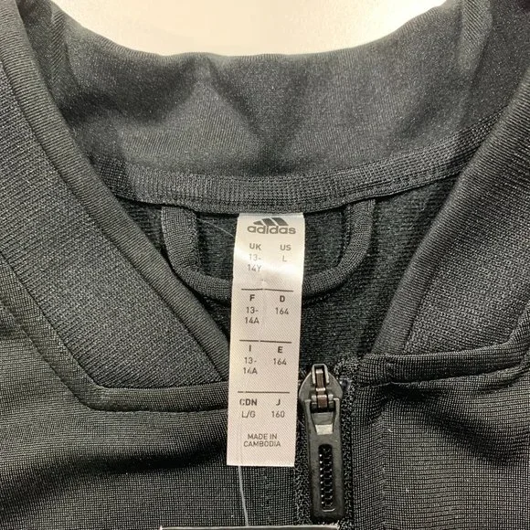 adidas Condivo 18 Tracksuit Soccer Jacket, Black/White, L - Picture 4 of 13